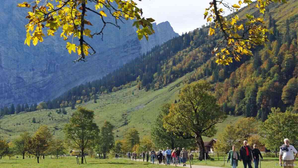 „Eine Katastrophe“: Natur-Spektakel am Großen Ahornboden sorgt für riesigen Besucher-Ansturm