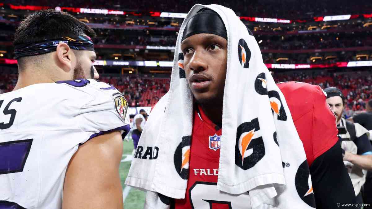 Sources: Falcons QB Penix's rib injury not considered serious