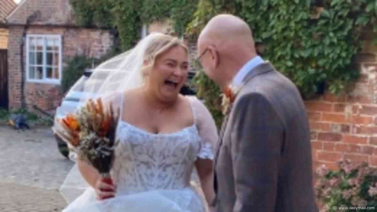 Gregg Wallace reveals his rarely-seen daughter Libby has tied the knot as he shares sweet snaps from her countryside wedding and says he is 'so proud' of her