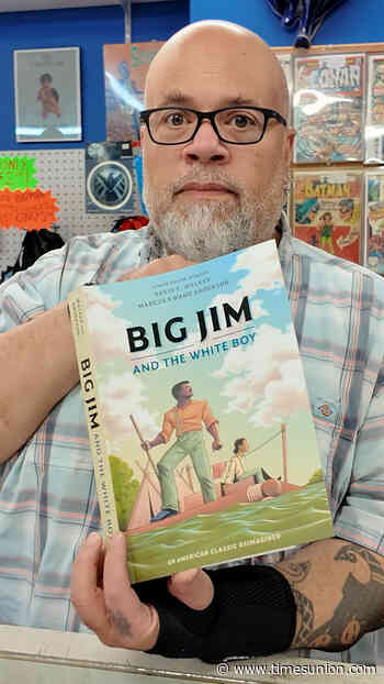 'Big Jim and the White Boy' creators sign award-winning graphic novel at Albany shop