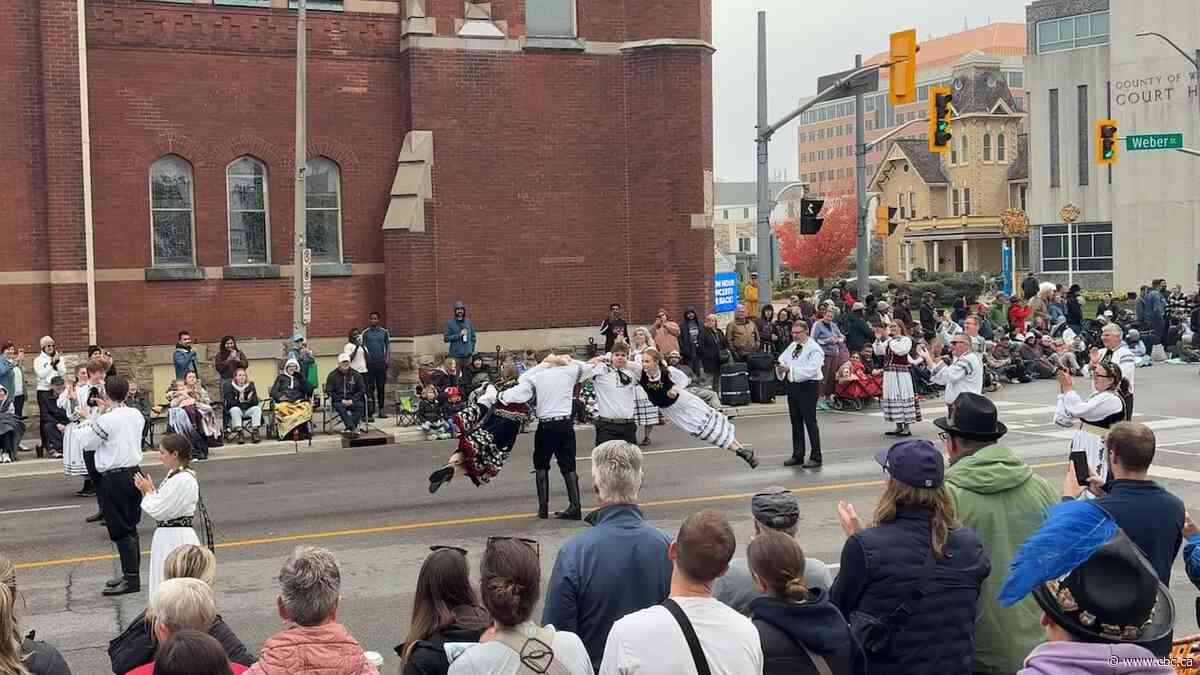 Hundreds gather for annual K-W Oktoberfest Thanksgiving Day parade