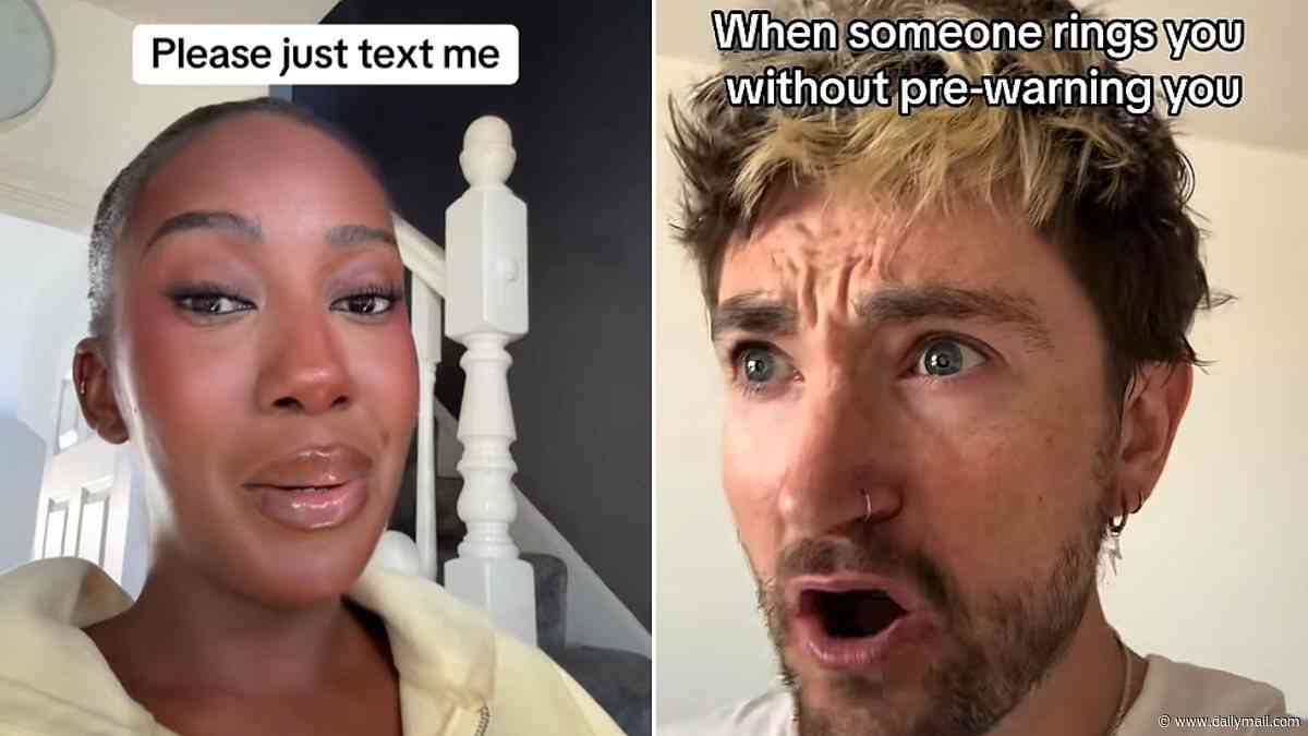 Why Gen Z NEVER answers the phone: Young people say surprise calls trigger anxiety and feel like a demand for 'immediate attention'