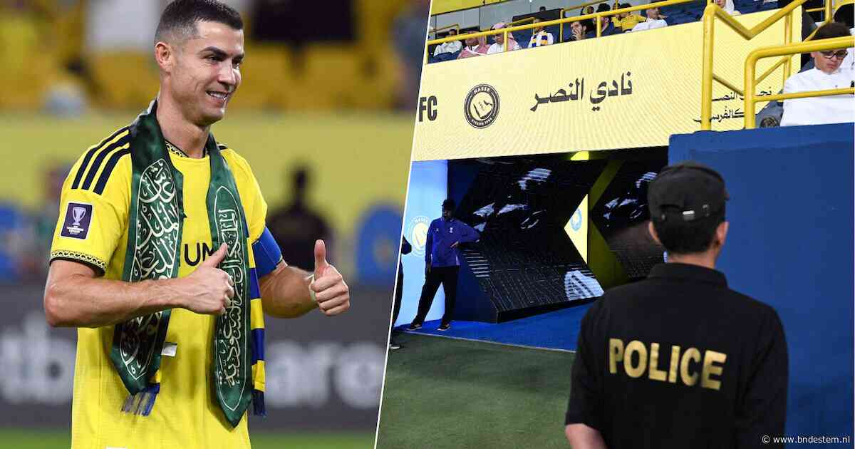 Ronaldo scoort na onrustige avond in Riyad: duel Al-Nassr uur uitgesteld door raketaanval