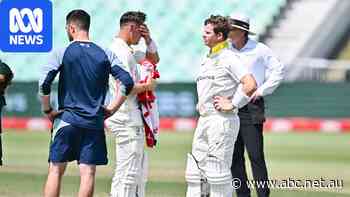 Smith monitored for concussion after hit to helmet while batting