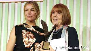 'It is for all women': Gisele Pelicot is honoured as she accepts Woman of Courage award at star-studded London gala
