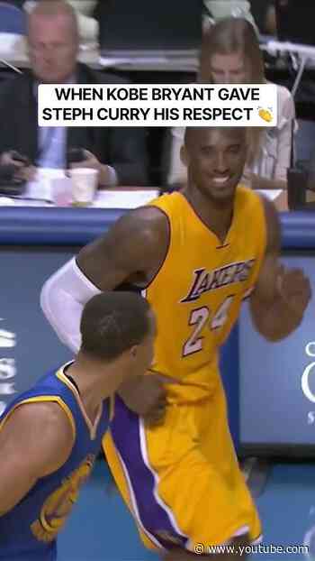 On this day in 2014 Steph showed off his range and Kobe gave him his respect 🤝