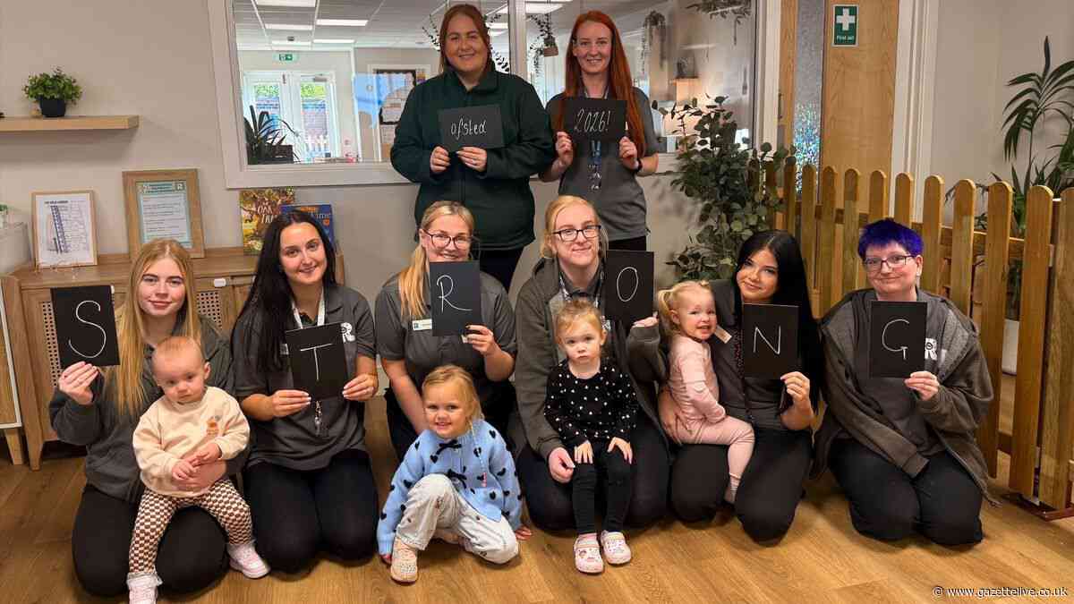 Celebrations at 'welcoming' Redcar nursery where youngsters make 'superb progress'