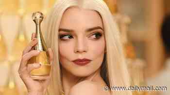 Anya Taylor-Joy stuns in a strapless white dress as she kicks off the Christmas countdown in magical Dior Beauty campaign