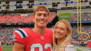New England Patriots star's wife makes supportive sideline appearance less than two weeks after announcing tragic loss of newborn son