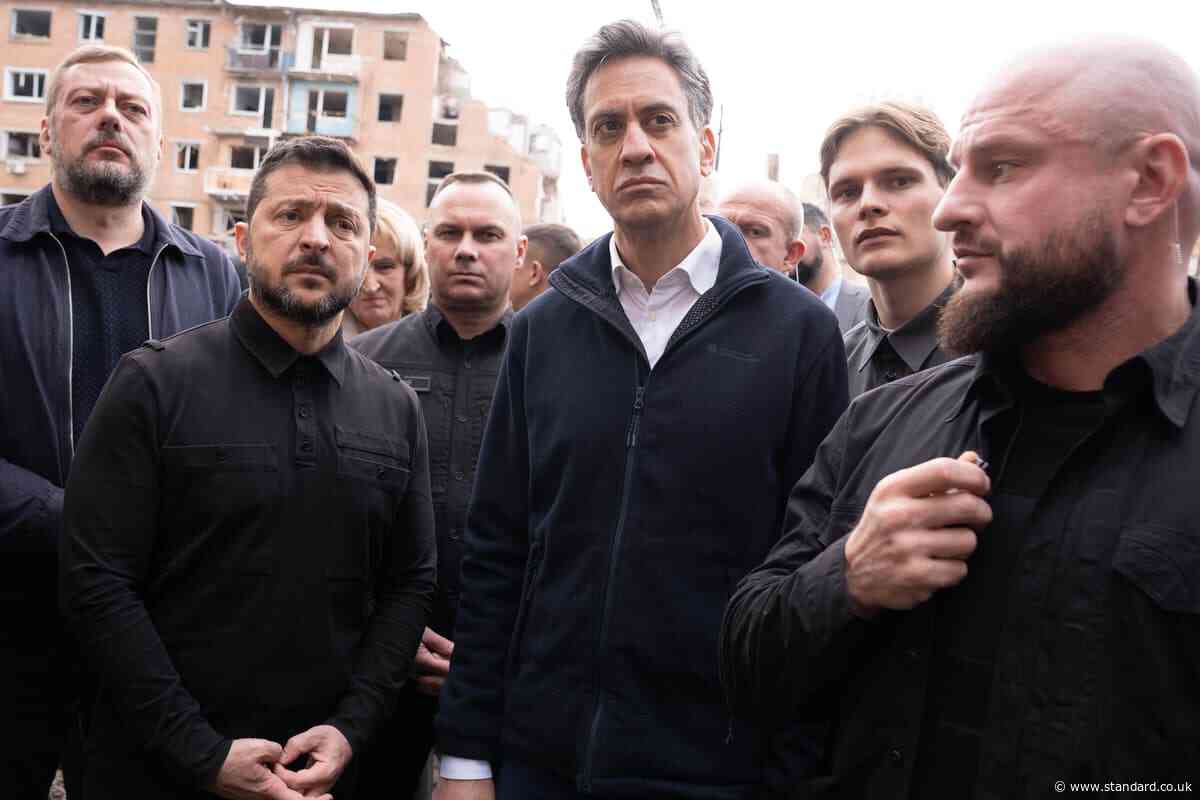 Miliband urges need to stand with Ukraine as Trump has fresh dig at Zelensky