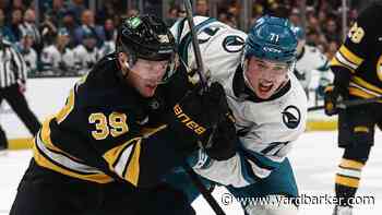 Bruins, chasing third straight win, open West Coast trip at Sharks