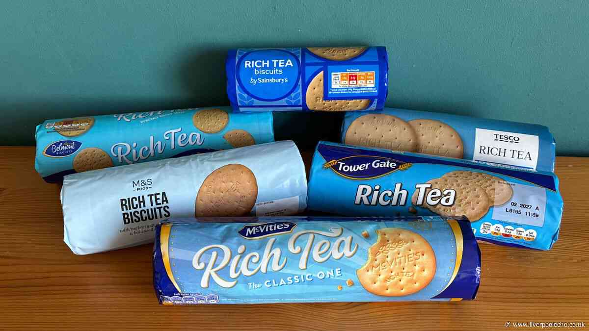 I compared McVitie's rich tea biscuits to supermarket versions — clear winner