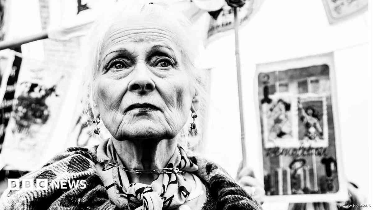 Unseen Vivienne Westwood photos show 'born protester'