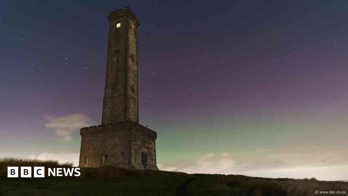 Northern Lights dazzle Lancashire skies