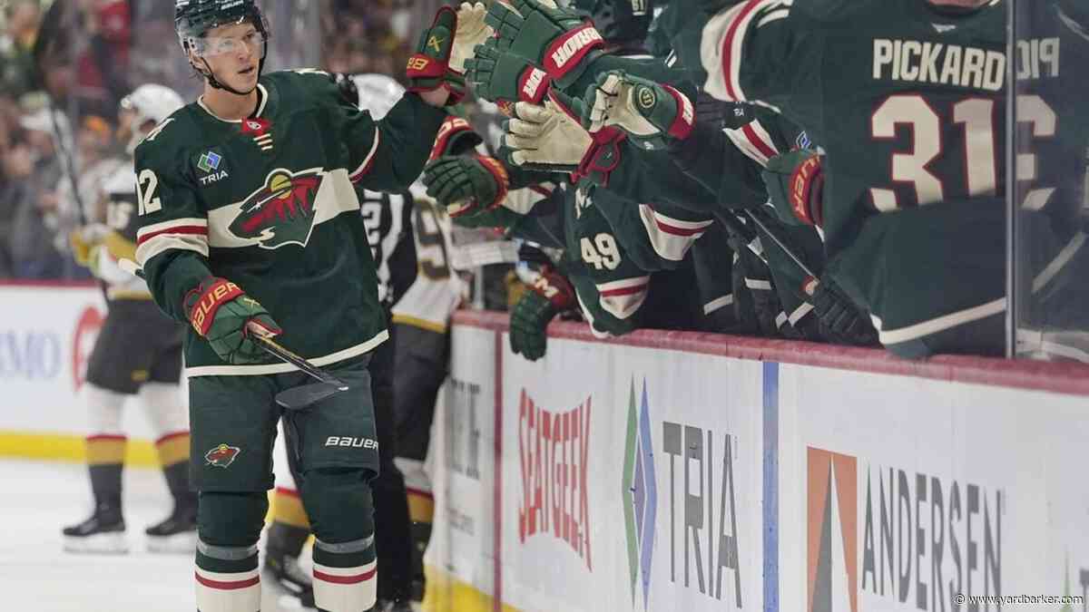 Wild make first-period flurry hold up in win over Golden Knights