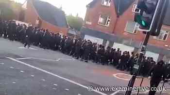 'We will not be silent' - Vow after unannounced masked march in Sheffield suburb