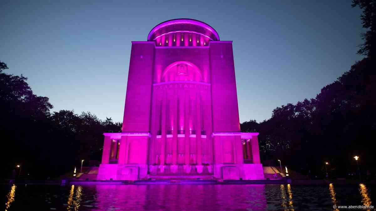 Hamburger Wahrzeichen leuchten pink – diese Botschaft steckt dahinter
