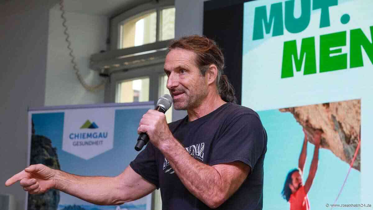 „Falsches Signal“: Extrembergsteiger Alexander Huber spricht in Traunstein über seine Angststörung