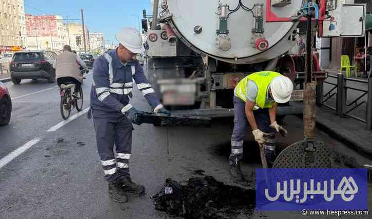 الأمطار تحرك الشركة الجهوية بالبيضاء