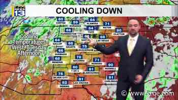 Cooler temperatures and calmer conditions move in this week