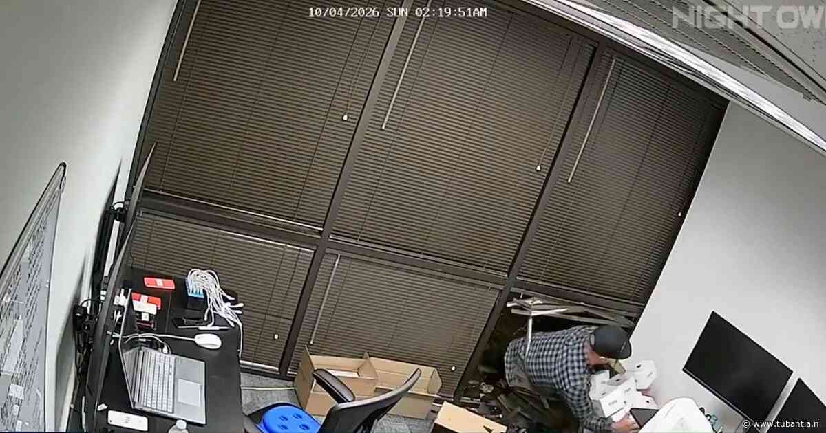 Amerikaan breekt in bij winkel om computers te stelen, maar neemt onbewust alleen lege dozen mee