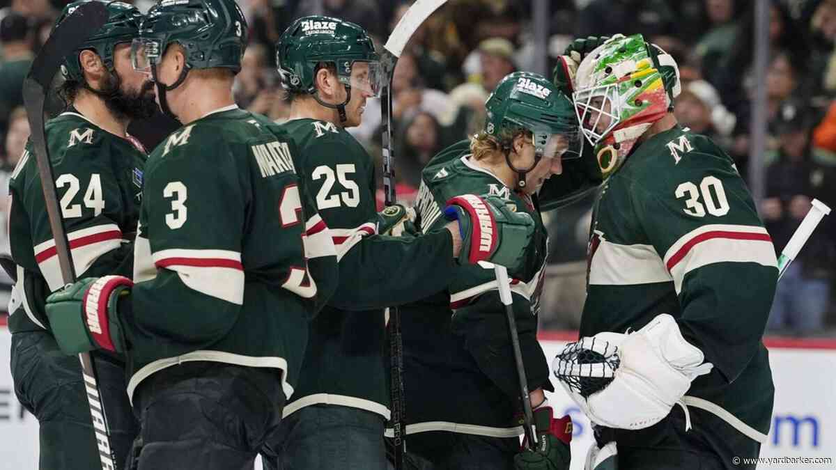 NHL roundup: Wild score 3 in 1st period to halt Knights' win streak
