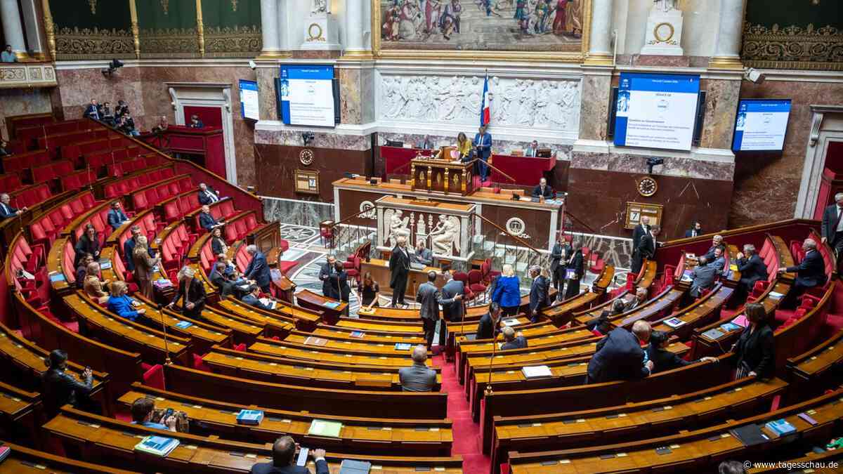 Auftakt der Haushaltsdebatte: "Frankreich steht finanziell mit dem Rücken zur Wand"