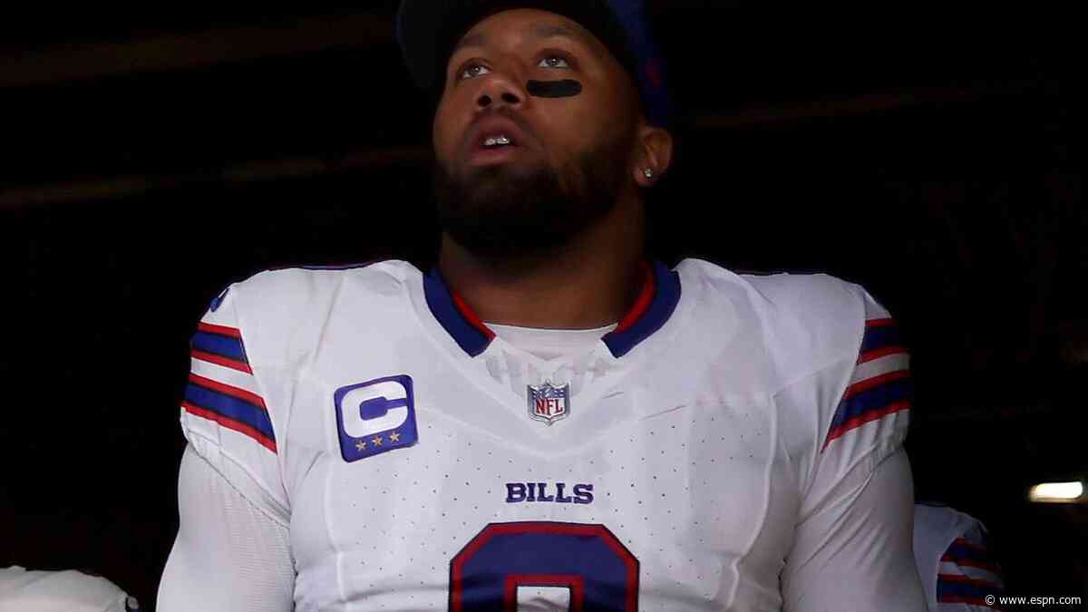 Rams OL Jackson punches Bills LB Chubb at midfield after 'emotional game'