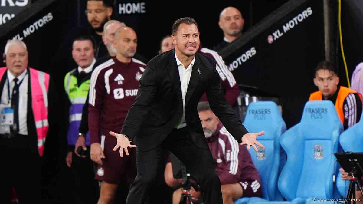 Matthias Jaissle explains why he did not make Newcastle changes before Coventry ran riot