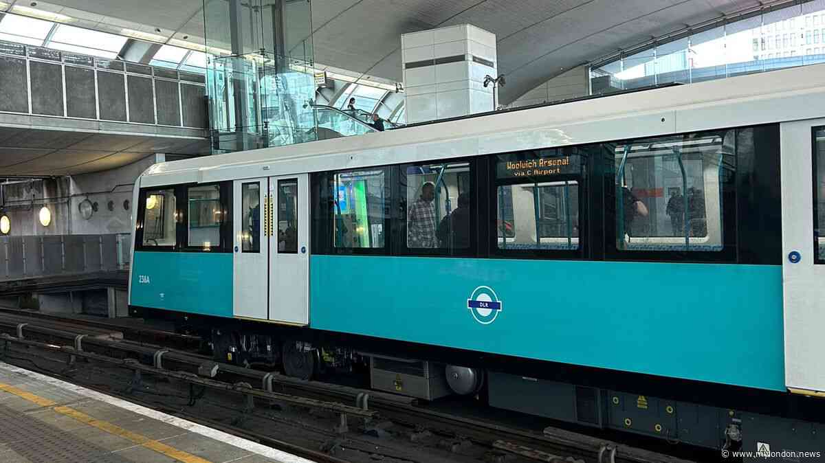 TfL confirms timeline for when fleet of 54 DLR trains will be rolled out across line