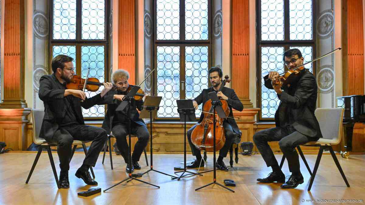 Das Goldmund Quartett bietet einen spannenden Musikabend