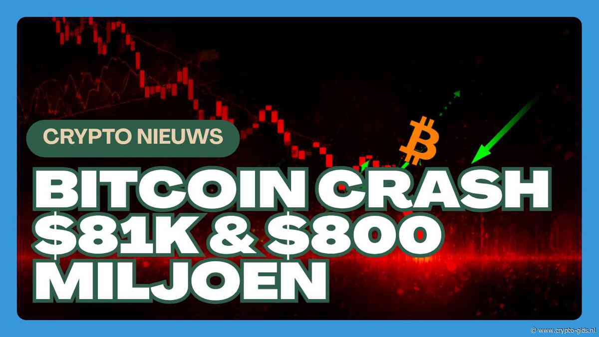 Bitcoin Duikt Naar $81.000: $800 Miljoen Aan Liquidaties In Één Nacht