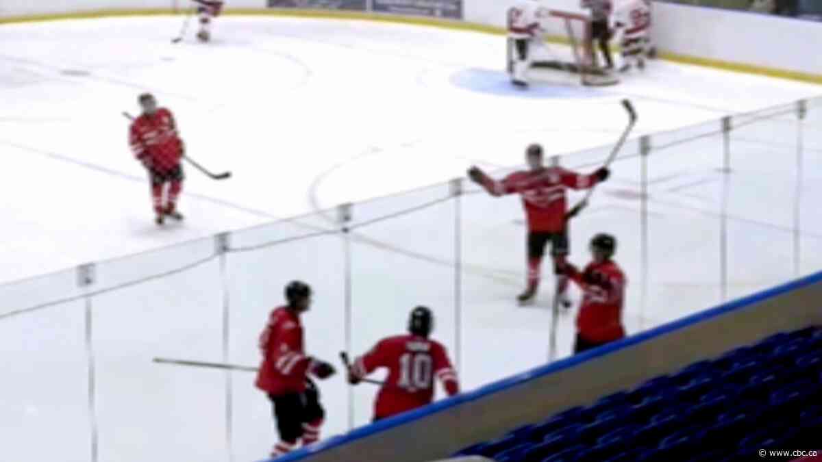 Hockey brothers score a hat trick each in the same game | The Moment