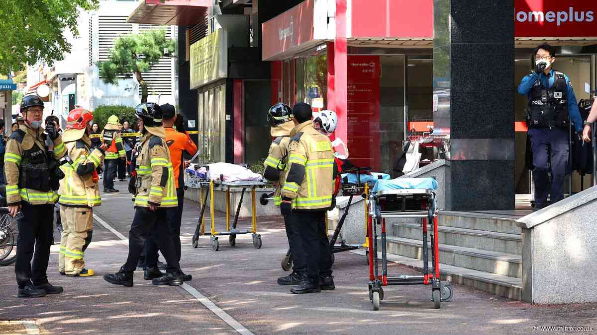 Mass stabbing at South Korean supermarket as cops swarm and multiple shoppers injured