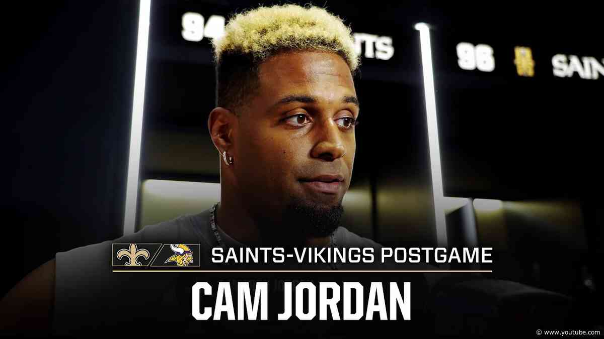 Cam Jordan talks Penalties in Loss | Saints-Vikings Postgame