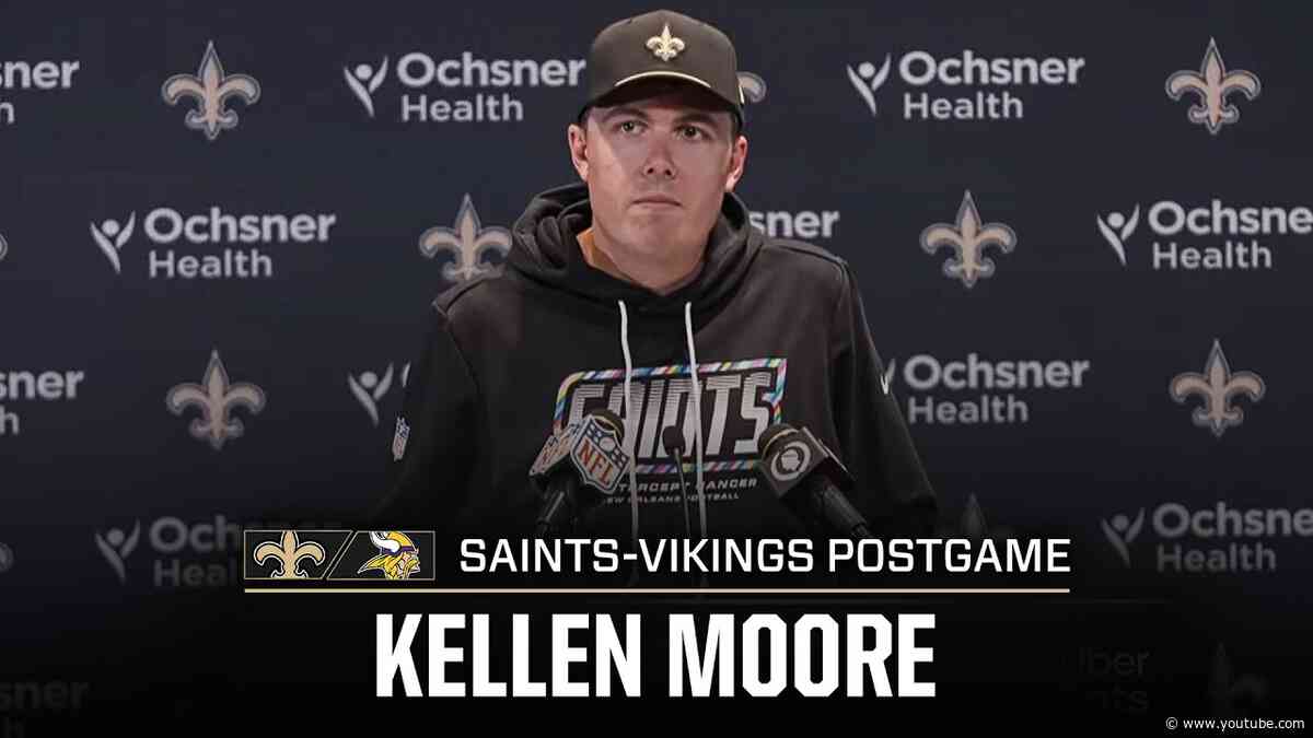 Kellen Moore Recaps Saints Loss to Vikings