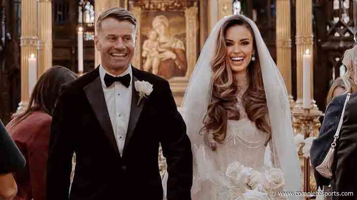 Former Man City Goalkeeper Marries Longtime Fiancee Gibson In Extravagant Ceremony