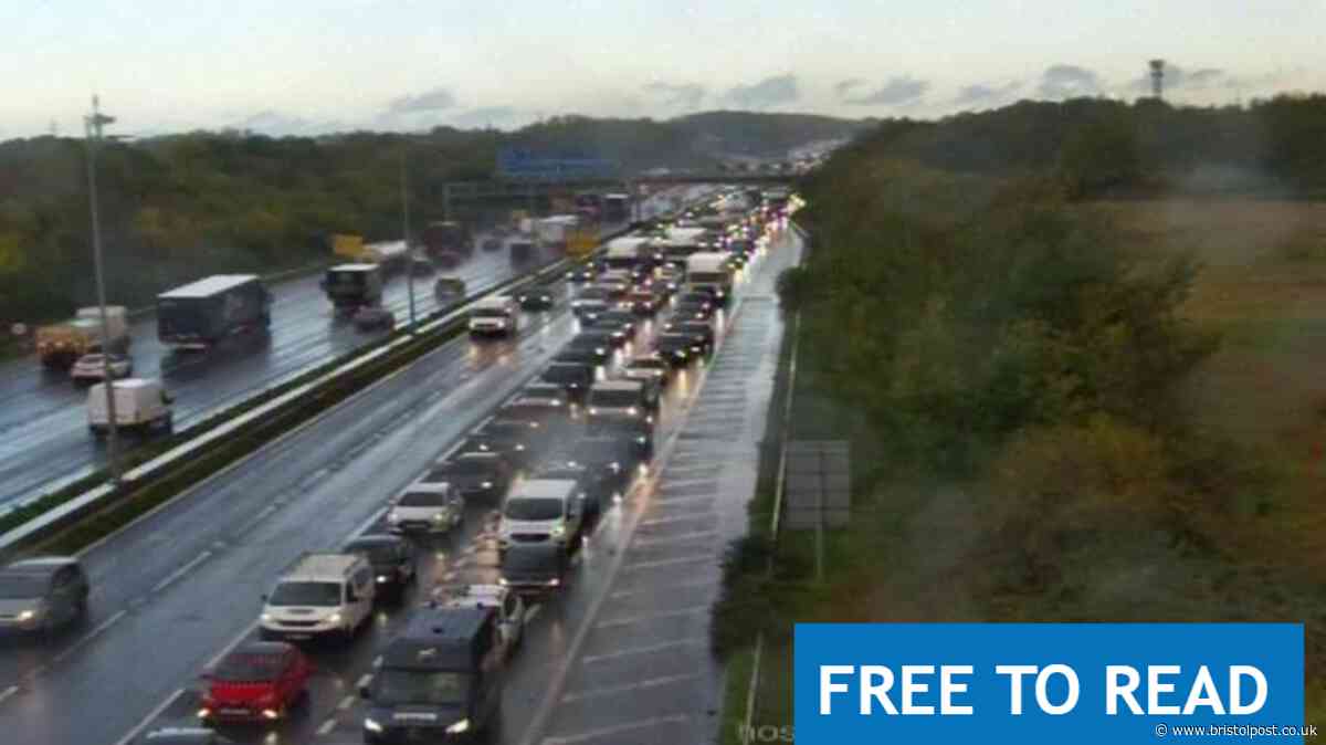 Traffic queues across Bristol with M4 crash and delays - live updates