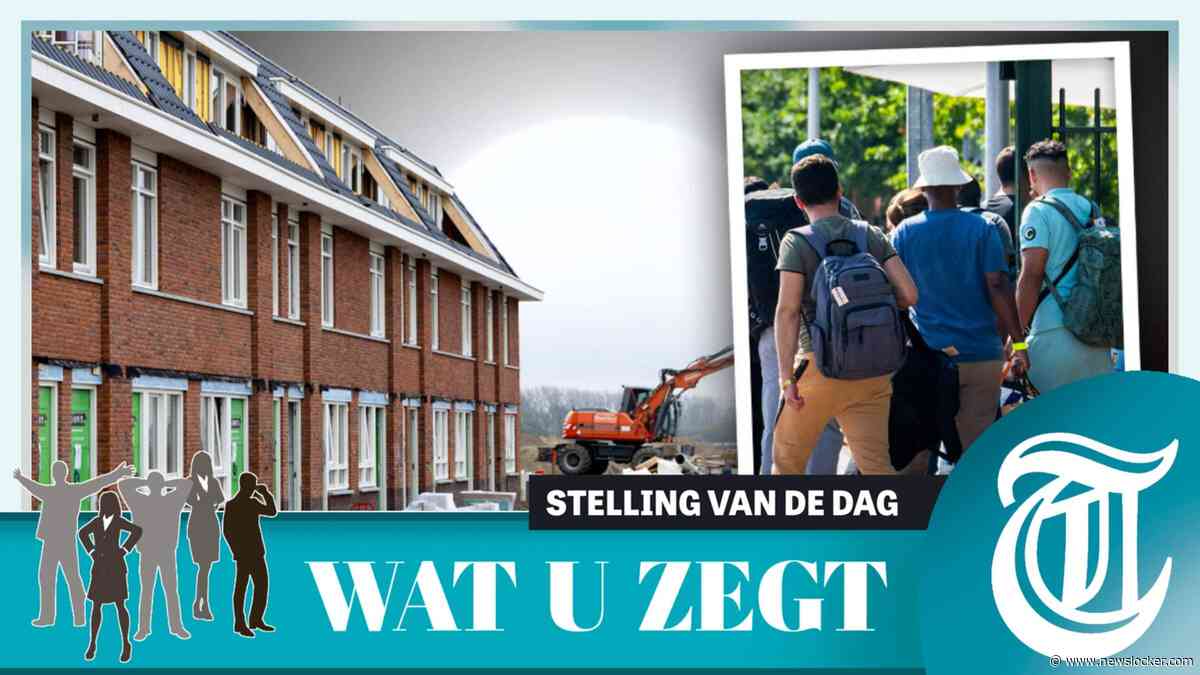 Stelling: Rem op migratie zolang er woningnood is
