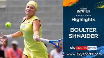 Boulter suffers early Wuhan exit with Shnaider defeat