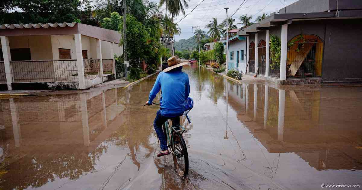 Hurricane Simon hitting western Mexico after tropical systems kill 5