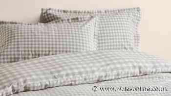 Shoppers say M&S gingham bedding is ‘cosy’ and ‘perfect for autumn’