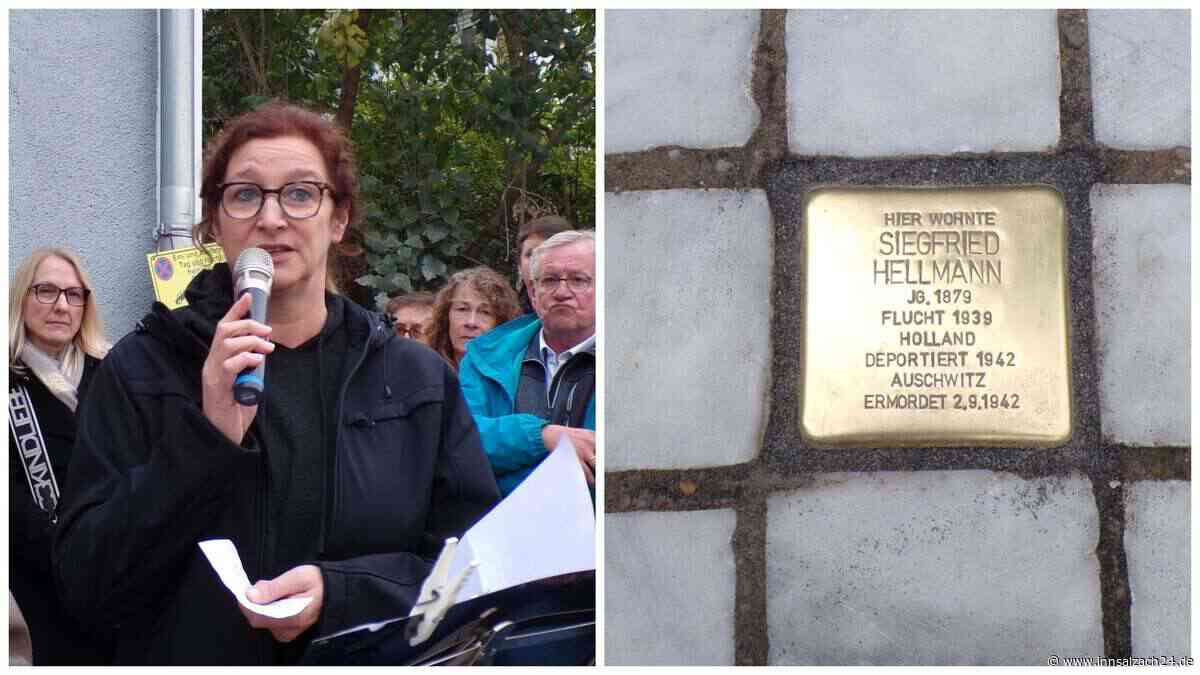 Stolpersteine für NS-Opfer in Mühldorf: „Oma kam schwerst traumatisiert aus KZ Theresienstadt“