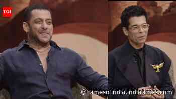 'Are you still a virgin?' Karan Johar asks Salman, he has a cheeky reply