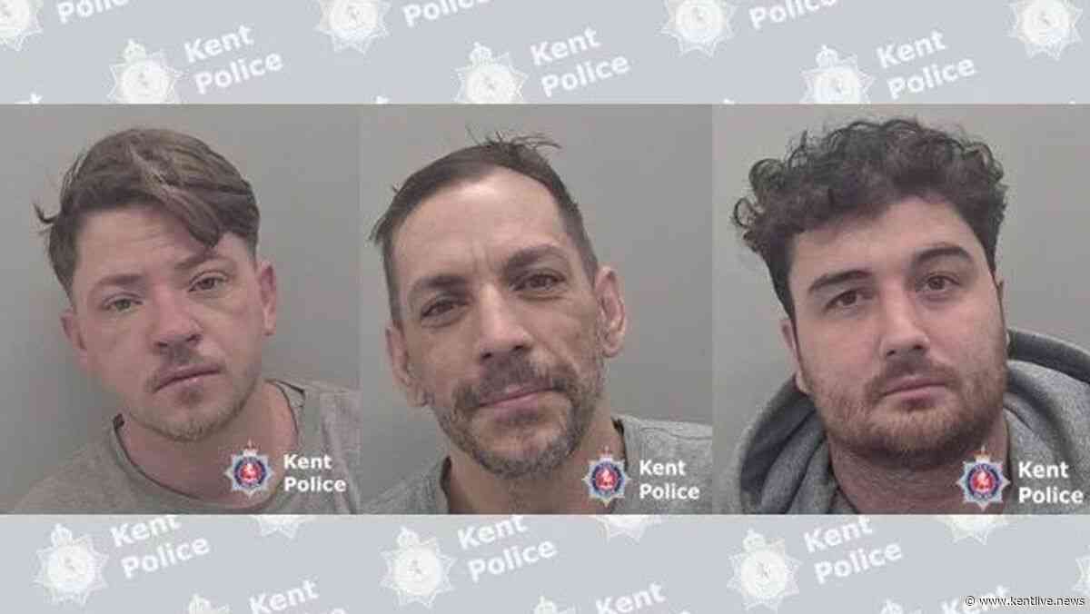 Three men jailed after elderly couple attacked in Medway house burglary