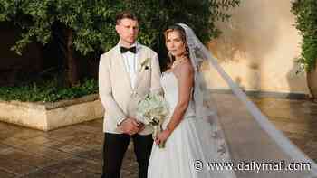 Rabbitohs star Jai Arrow marries wife Berina Colakovic for a second time in intimate Sicilian wedding months after civil ceremony