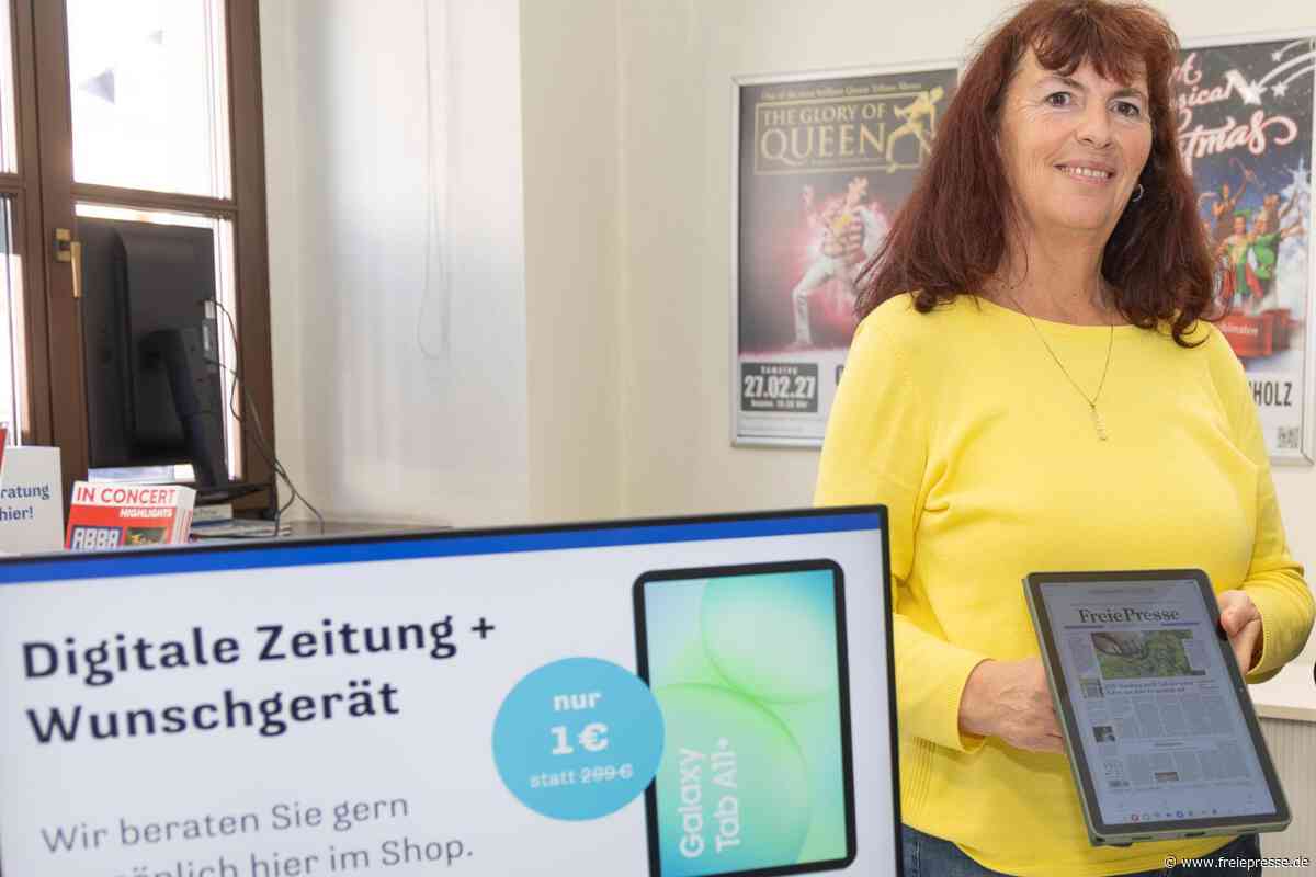 Beratungstag zum Digitalabo der „Freien Presse“ in Marienberg