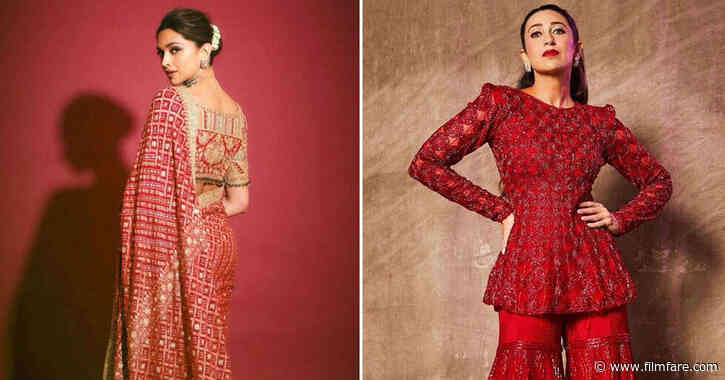 The Crimson Edit: Navaratriâs Third Night in High-Voltage Scarlet