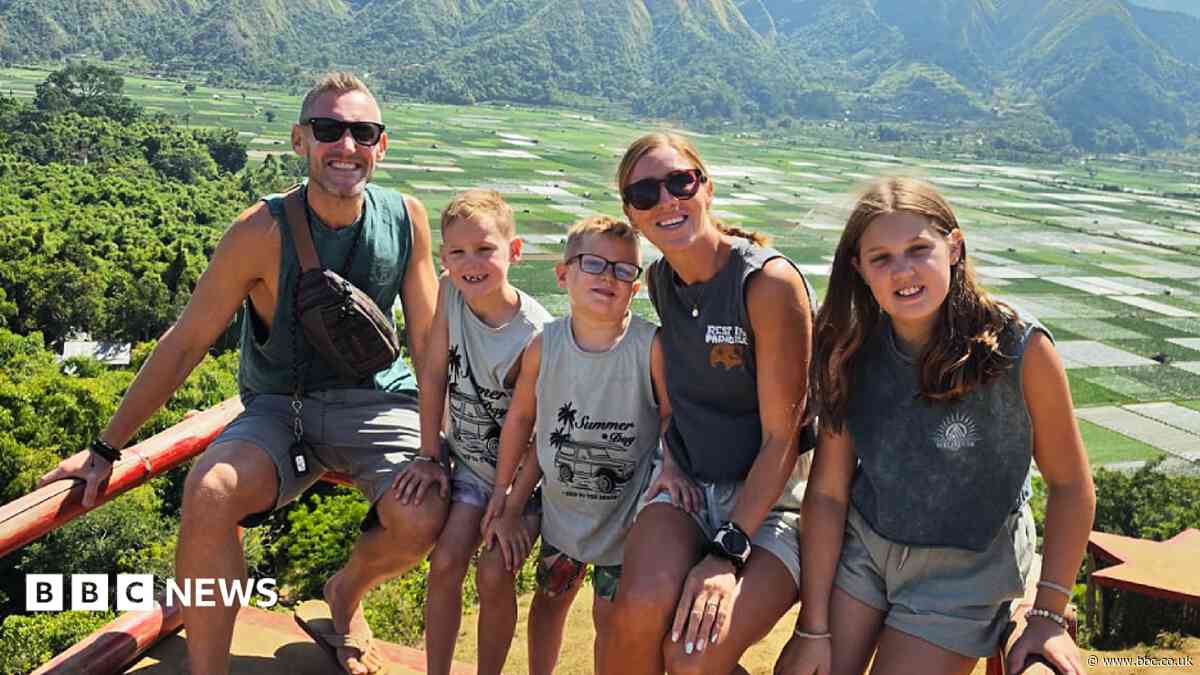 We sold everything and bought a one-way ticket to take our three children travelling