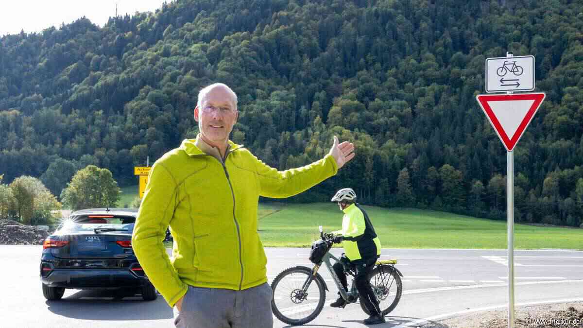 „Neuland“ am Tegernsee: Radweg entlang der B318 erfordert mehr Achtsamkeit von Autofahrern